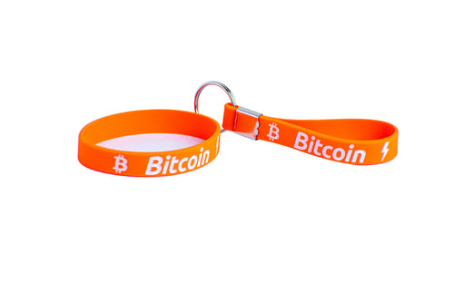 Bitcoiner Bracelet and Keychain
